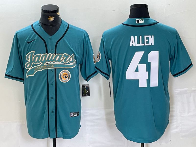 Men Jacksonville Jaguars #41 Allen Green Joint Name 2024 Nike Limited NFL Jersey style 3->jacksonville jaguars->NFL Jersey